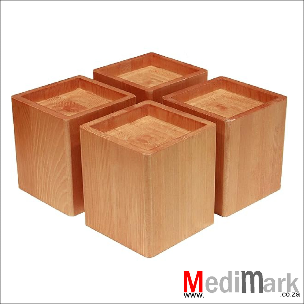 BED RAISERS WOODEN