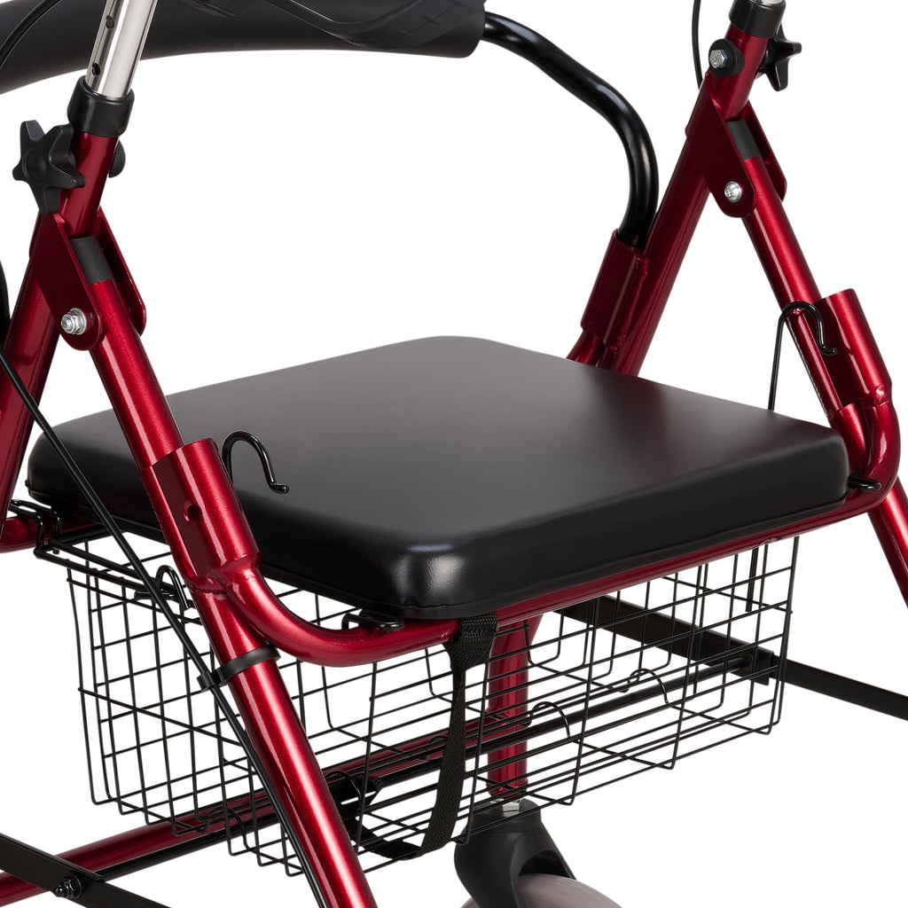 WALKER ROLLATOR FOUR WHEELS