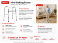 Walking Frame Rental