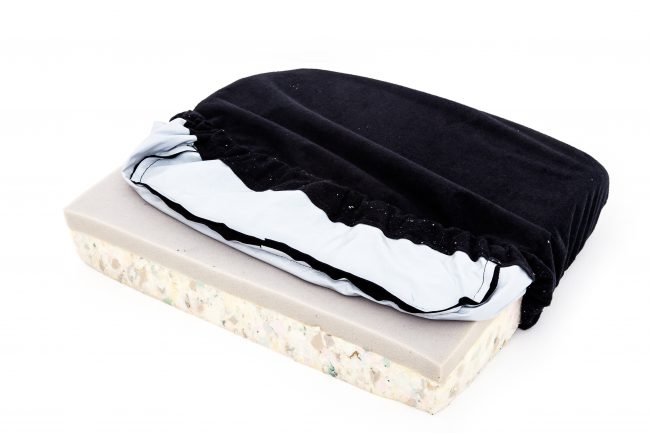 CUSHION WHEELCHAIR STD BLOCK FOAM 2 LAYER