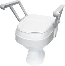 Load image into Gallery viewer, TOILET SEAT RAISER WITH ARMRESTS TSE 120
