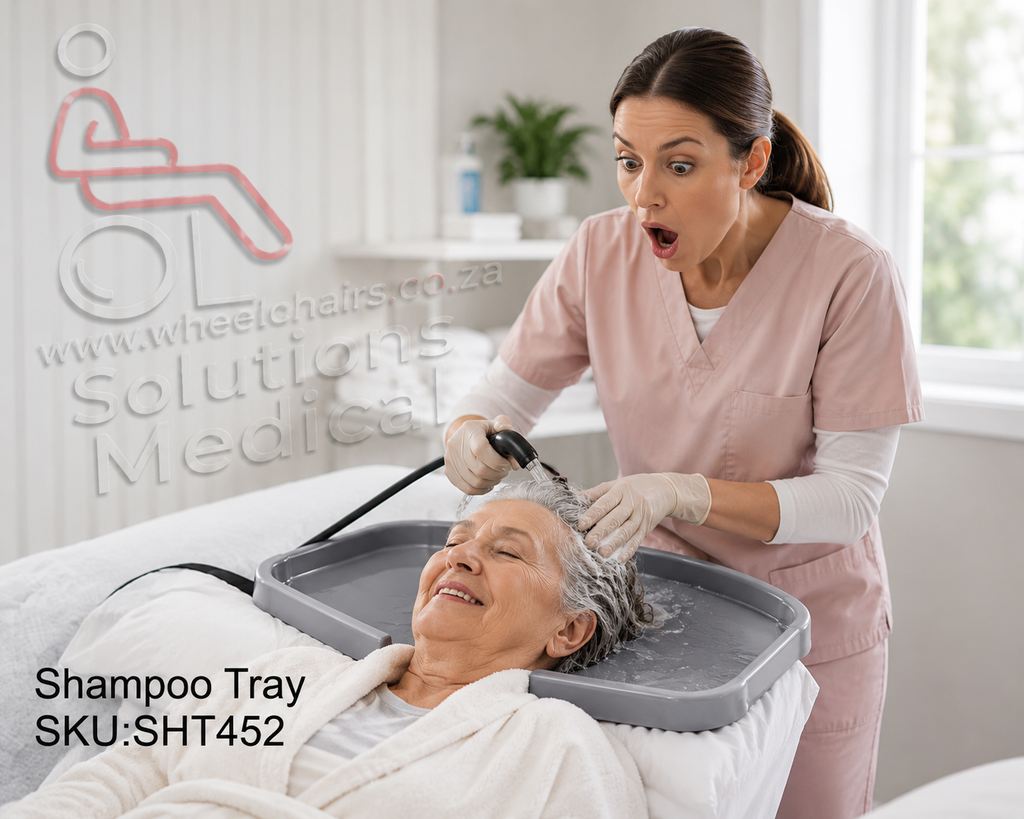 Shampoo Tray for Bedside Hair Washing