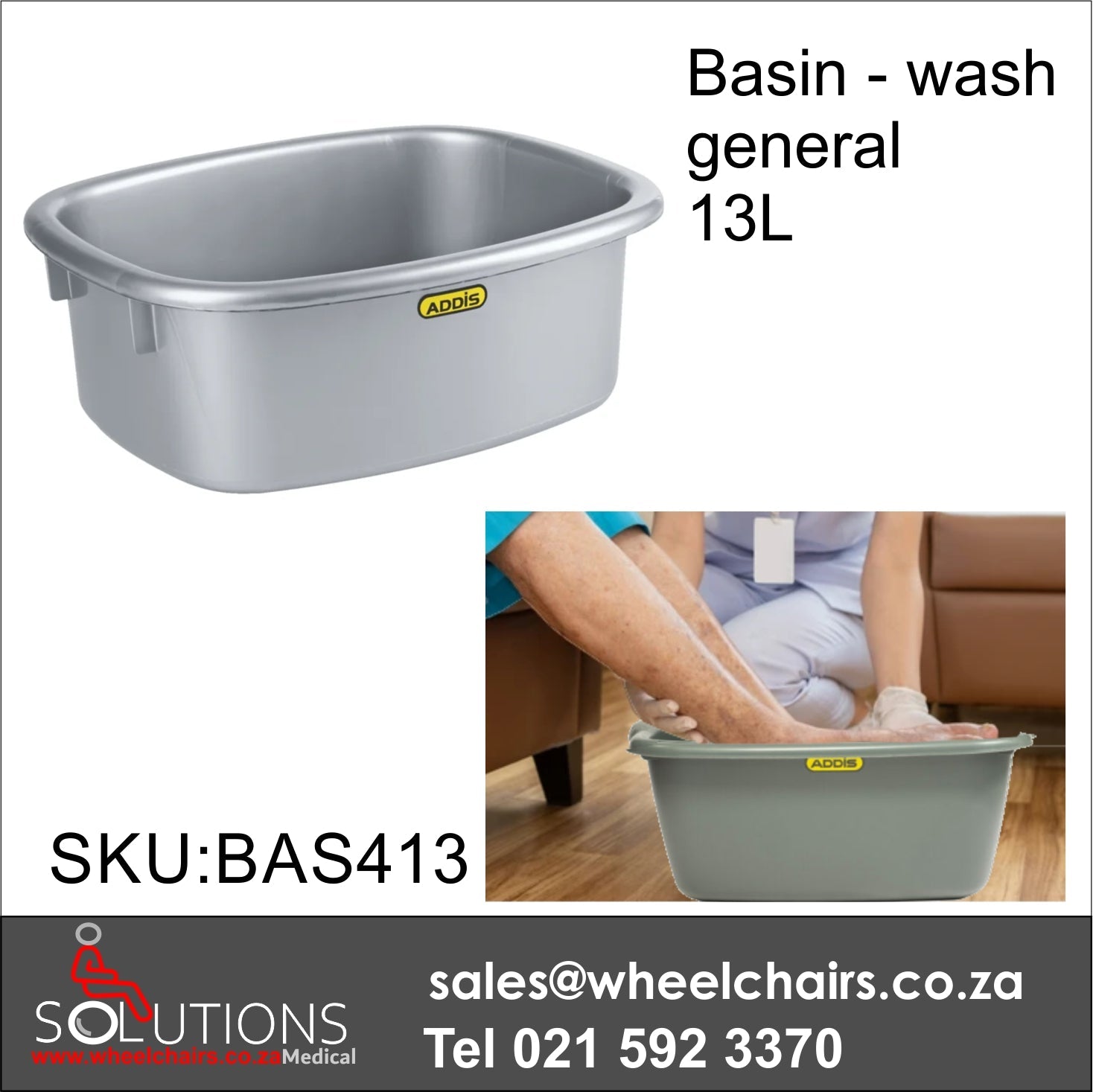 General Wash Basin – 13 Litre