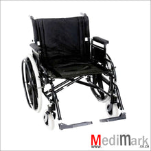 Load image into Gallery viewer, WHEELCHAIR HEAVY DUTY WIDE ADULT 60CM
