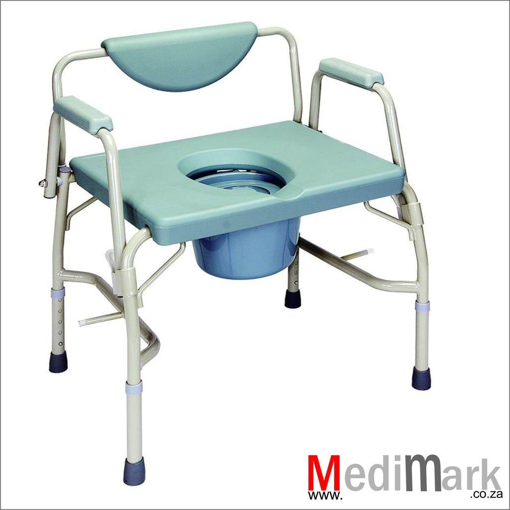 Commode Heavy Duty wide seat