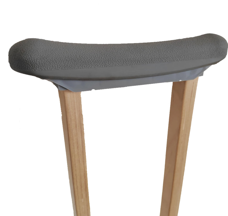 CRUTCHES WOODEN HEIGHT ADJUSTABLE
