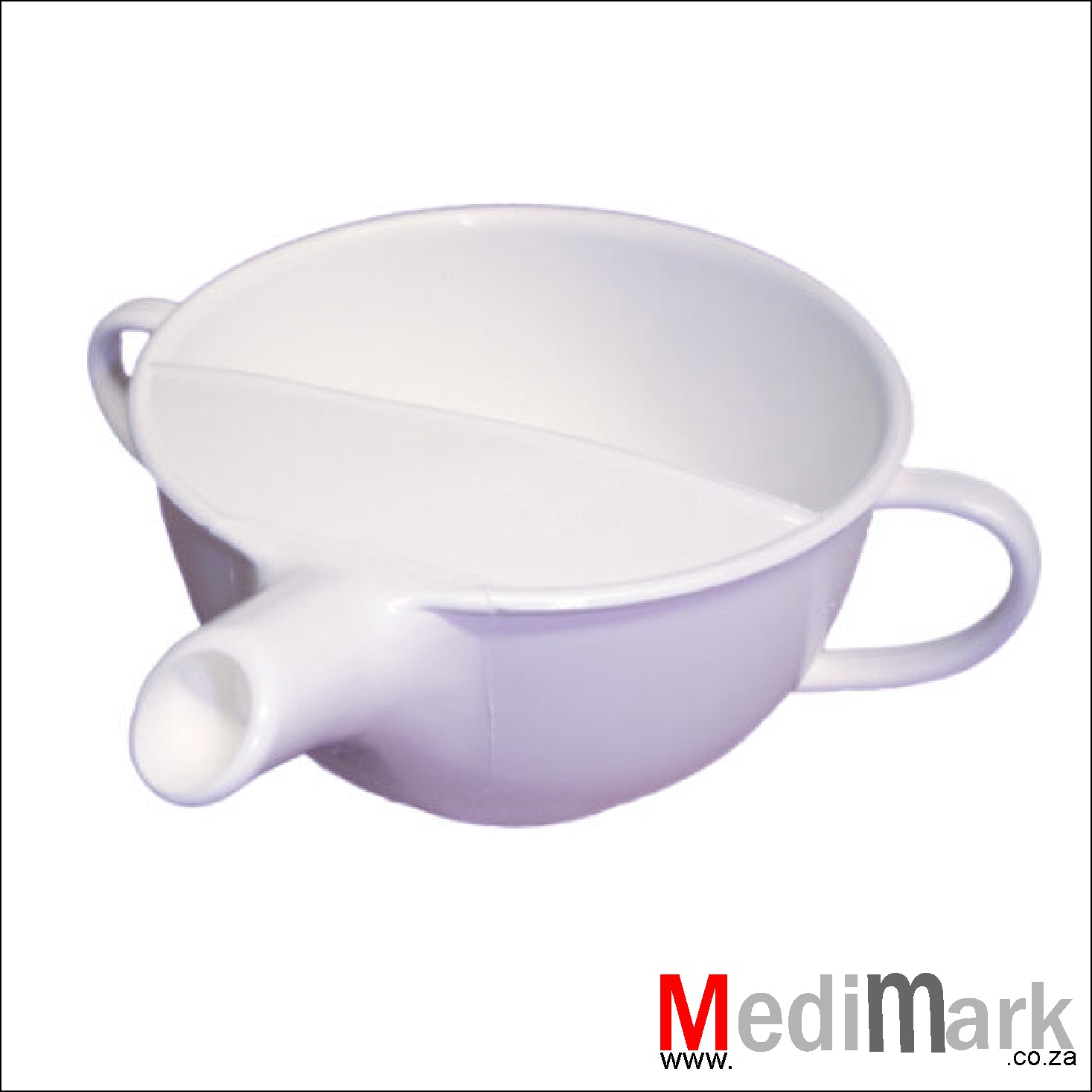 CUP FEEDER TEAPOT TYPE PLASTIC TWO HANDLED