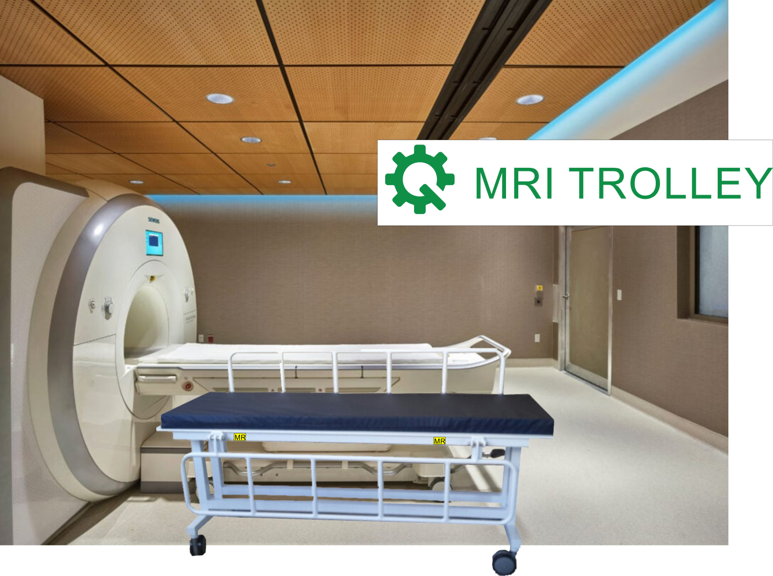 MRI TROLLEY NON MAGNETIC
