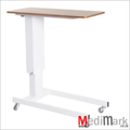 OVERBED TABLE HYDRAULIC HEIGHT ADJ WWOD TOP