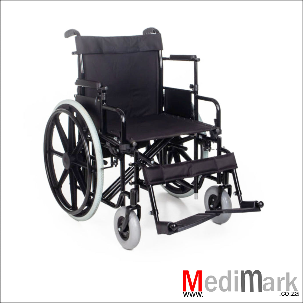 WHEELCHAIR STEEL HEAVY DUTY SOLMED 20