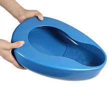 Load image into Gallery viewer, Bedpan Adult Blue plastic

