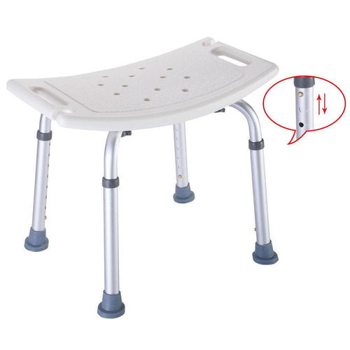 BATH BENCH HEIGHT ADJUSTABLE - NO BACK