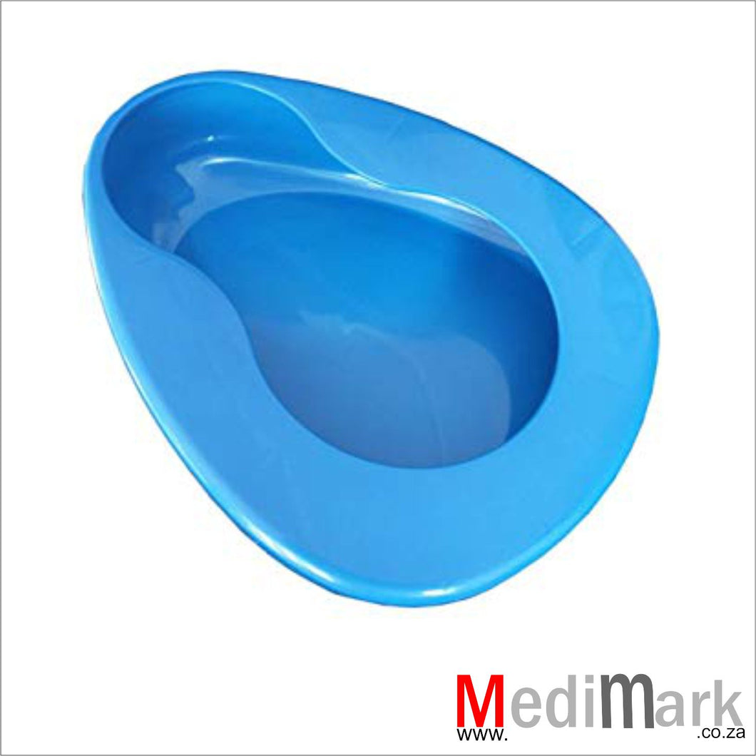 Bedpan Adult Blue plastic