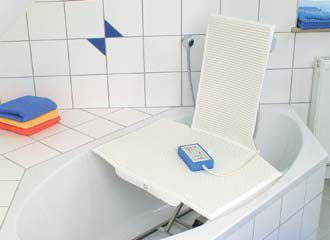 Bath lifting platform hoist