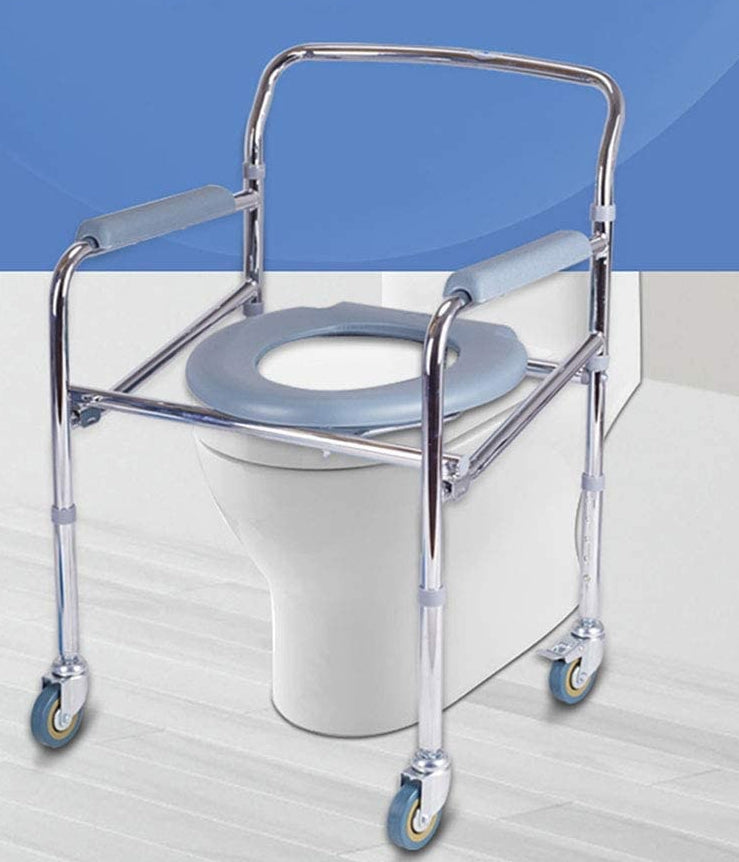 COMMODE MOBILE WITH WHEELS – www.medimark.co.za