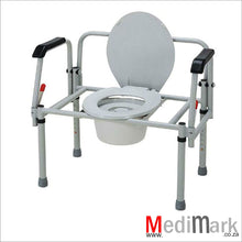Load image into Gallery viewer, Commode wide Bariatric - for large user
