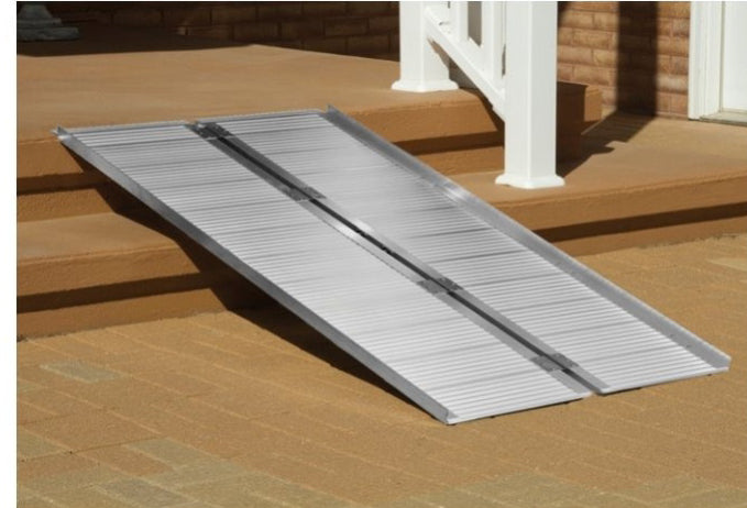 Ramp aluminium for wheelchairs Bi-fold