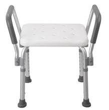 Load image into Gallery viewer, SHOWER CHAIR WITH BACK AND ARMRESTS
