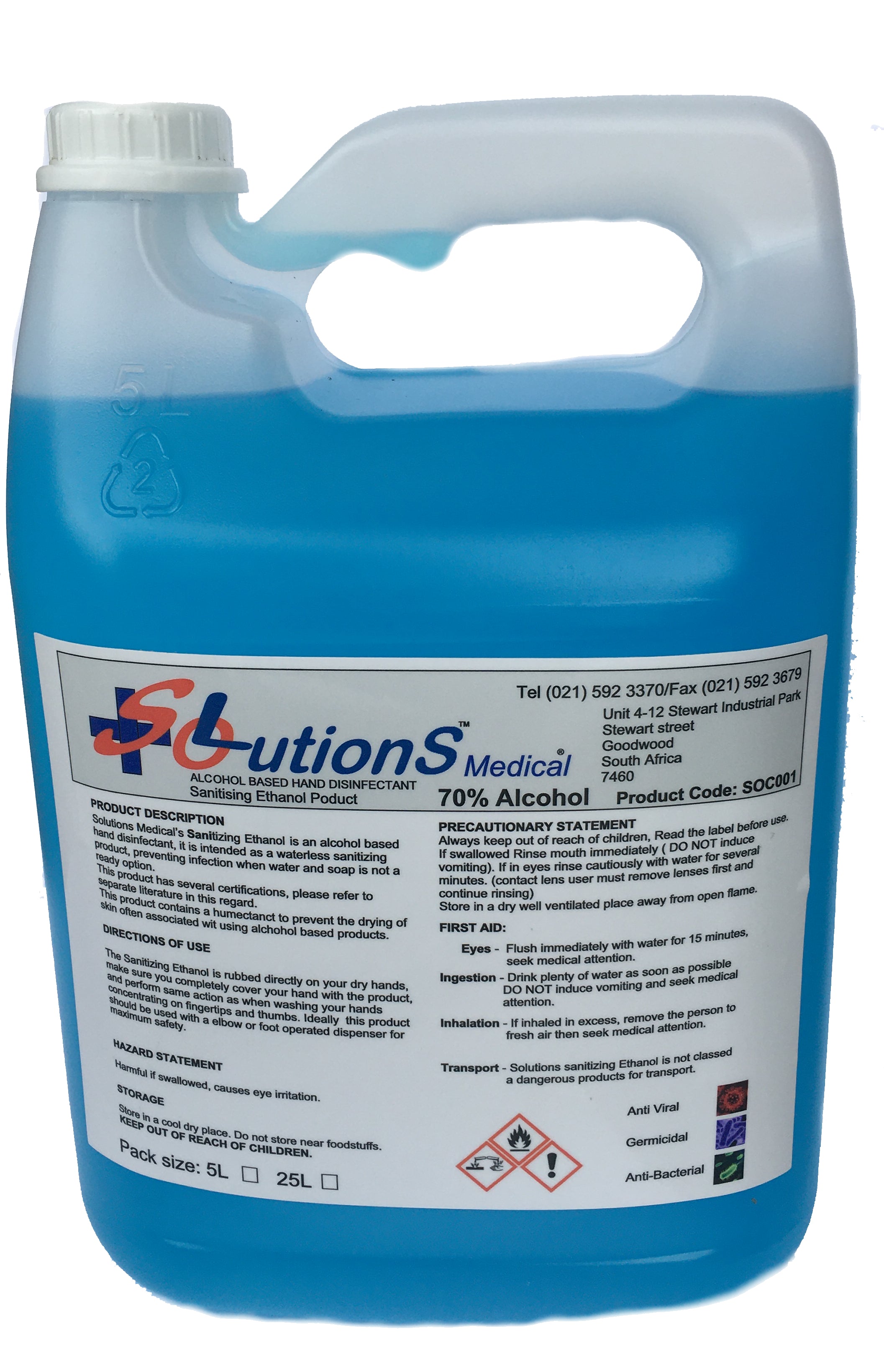 Hand Sanitiser Medical Std.