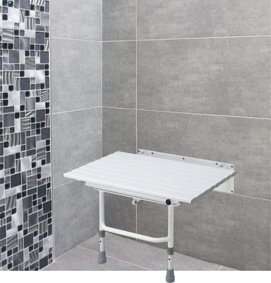 Shower seat Flip up slatted - heavu duty