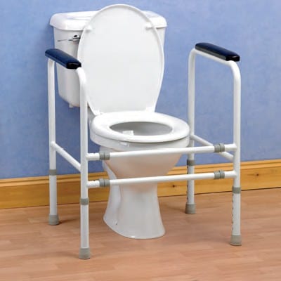 Toilet safety Frame folding