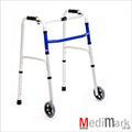 Walker with front wheel