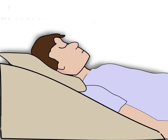 Bed Wedge Cushion - contoured