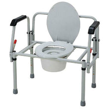 Load image into Gallery viewer, Commode wide Bariatric - for large user
