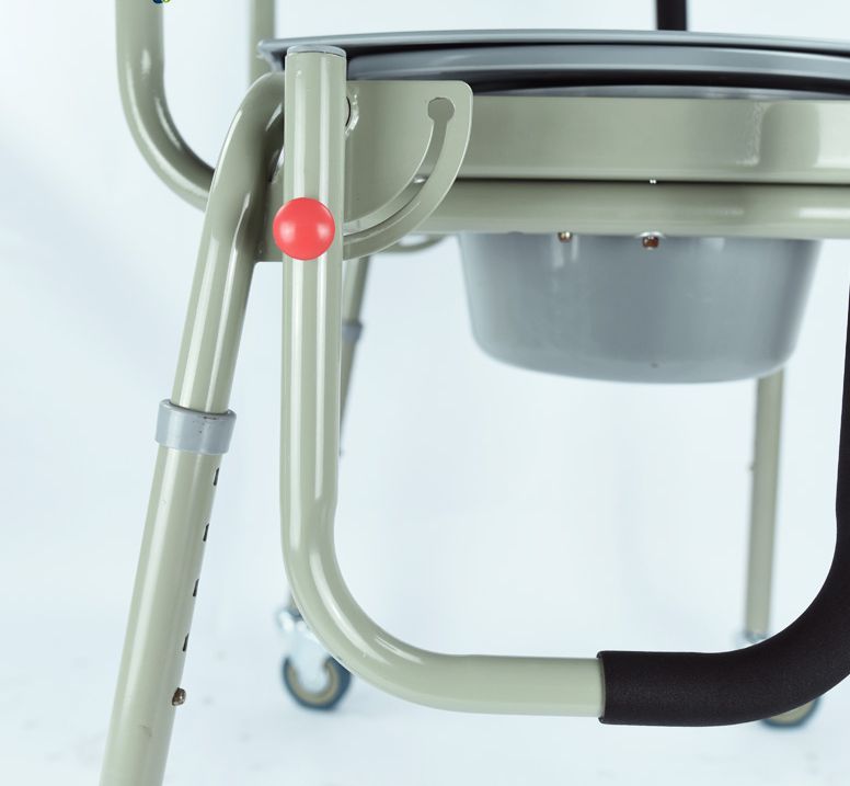 Commode std with drop down armrests