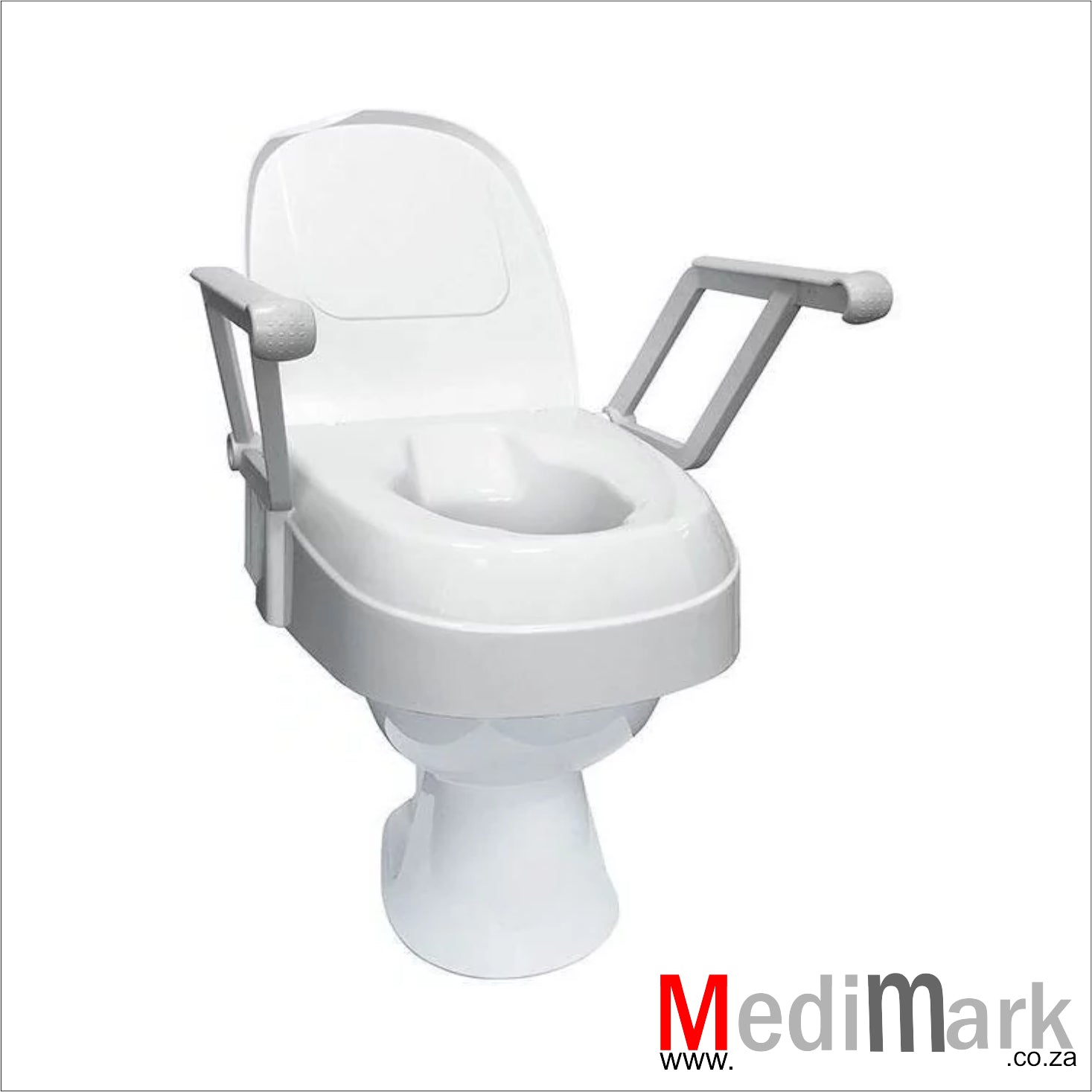 TOILET SEAT RAISER WITH ARMS